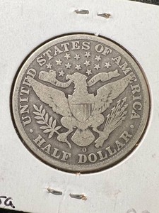 1908-O US BARBER HALF DOLLAR