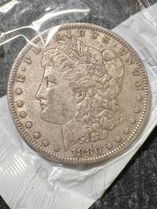 1880-O US MORGAN SILVER DOLLAR