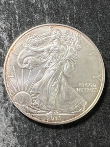 2015 AMERICAN SILVER EAGLE 1 TROY OZ .999 FINE SILVER