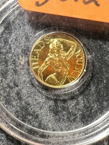 14TH GRAM .9999 FINE GOLD ROUND IN AIRTITE