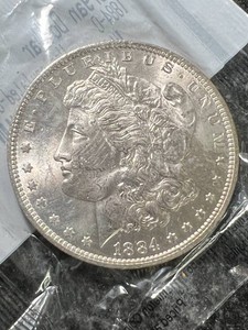 1884-O US MORGAN SILVER DOLLAR