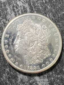 1881-S US MORGAN SILVER DOLLAR