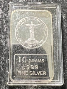 10 GRAMS .999 FINE SILVER BAR IN AIRTITE