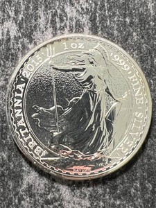 2015 BRITTANIA 1 TROY OZ .999 FINE SILVER