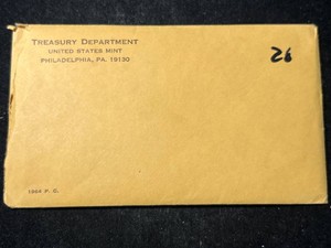 1964 US PROOF SET IN ORIGINAL ENVELOPE