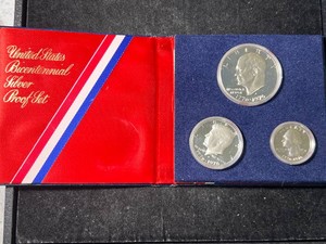 US BICENTENNIAL SILVER PROOF SET