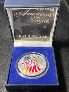 1999 AMERICAN SILVER EAGLE IN COLOR