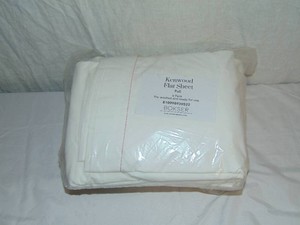 6 Pack Full  Bokser Home - Kenwood FlatFitted Sheets - Full - White