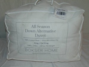 KingCal King BOKSER HOME All Season Premium Down Alternative Duvet Comforter Insert