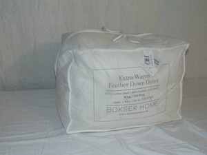 KingCal King  Extra Warm BOKSER HOME Feather & Down Duvet Comforter Insert