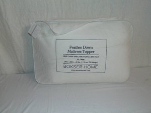 Twin XL  BOKSER HOME Feather & Down Plush Luxury Mattress Topper