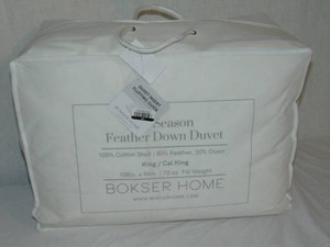 KingCal King All Season BOKSER HOME Feather & Down Duvet Comforter Insert