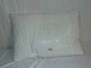 KingCal King  White BOKSER HOME French Linen Channel Stitch Quilt
