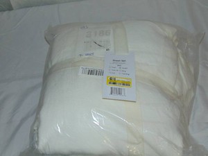 Queen White BOKSER HOME 100% French Linen Sheet Set