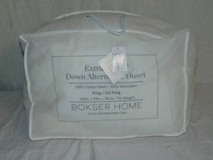 KingCal King White BOKSER HOME Extra Warm Premium Down Alternative Duvet Comforter Insert
