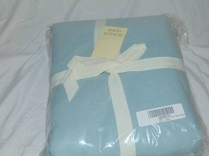 Wave BOKSER HOME 100% French Linen Duvet Cover KingCal King