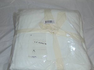 Queen  White BOKSER HOME 100% French Linen Sheet Set