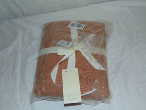 FullQueen  Clay BOKSER HOME 100% French Linen Duvet Cover