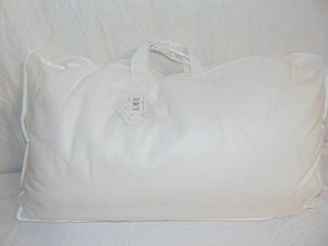 StandardQueen BOKSER HOME 2 Pack Soft White Duck Feather & Down Bed Pillow