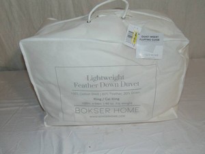KingCal King Lightweight BOKSER HOME Feather & Down Duvet Comforter Insert