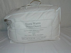 FullQueen Heavyweight Extra Warm 700 Fill Power Luxury White Duck Down Duvet Comforter Insert