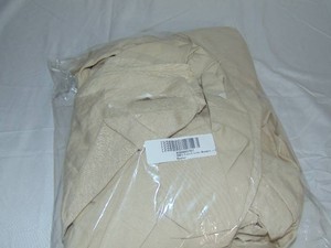 Full Putty Heather BOKSER HOME 100% French Linen Bedskirt