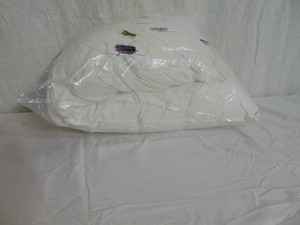 16 nch x 44 Inch BOKSER HOME Lumbar Down Alternative White Bed Pillow