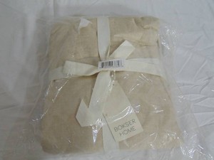 FullQueen Putty Heather BOKSER HOME French Linen and Cotton Duvet Cover & Sham Set