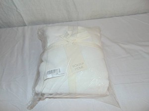 Queen White BOKSER HOME 100% French Linen Sheet Set