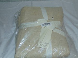 FullQueen Putty Heather BOKSER HOME 100% French Linen Duvet Cover