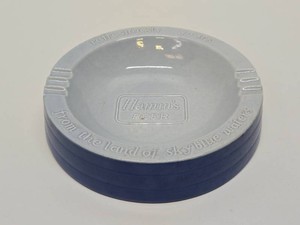 Original Vintage 1950s era HAMMS Beer Stoneware Ashtray&nbsp