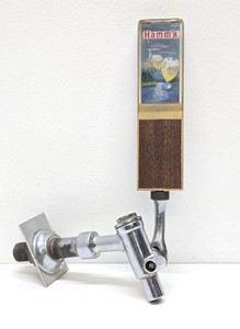 Very Cool Vintage HAMMS Beer 1950s era Beer Tap Handle &amp Chrome Spiggot&nbsp