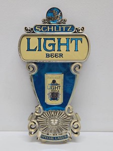 Vintage SCHLITZ LIGHT Beer Sign