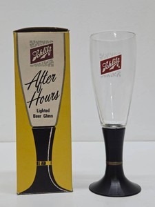 NOS Vintage After hours SCHLITZ Advertising Lighted Beer Glass Display by David Douglas