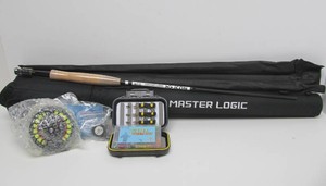 NEW Master Logic Icon Fly Fishing Rod wReel &amp Tackle