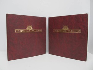 2 Heritage Collection Stamp Albums Full of Stamps