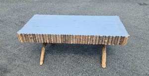 Handmade Rustic Log Coffee Table