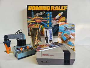 Group of Assorted 80s-90s Toys Watches &amp Nintendo NES Video Game System