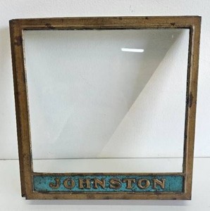 Vintage 1930s era JOHNSTON General Store Advertising Display Window