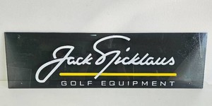 JACK NICKLAUS Golf Equipment Advertising Sign