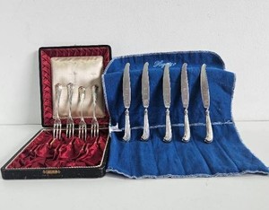 Group of Vintage Solid 800 silver Flatware