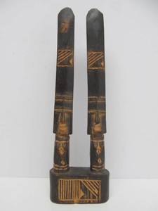 Hand Carved Ghanaian Fertility Doll Figures