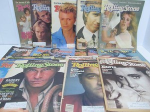 Group of Vintage ROLLING STONE Magazines