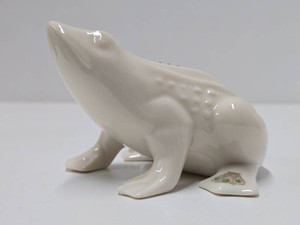 Signed LENOX Porcelain Frog