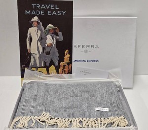 Brand New SFERRA Fine Linens Travel Throw Blanket