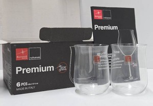 2 Brand New Boxes of 6 - BORMIOLLI Italy Glasses&nbsp