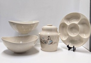 Group of RED WING Bob White Serving Pieces