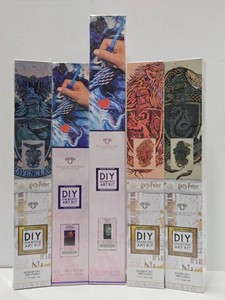 5 Brand New Large Diamond Art Kits