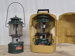 2 Vintage COLEMAN Lanterns - 1 wTravel Case