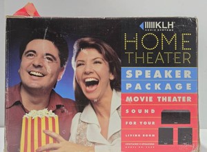 Pair of KLH Home Theater Speakers wBox